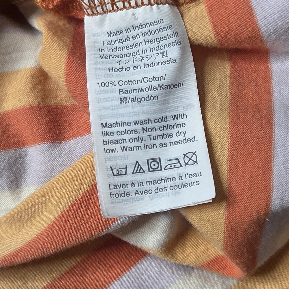 Madewell Embroidered Flower Retro Striped Tee - Picture 6 of 6